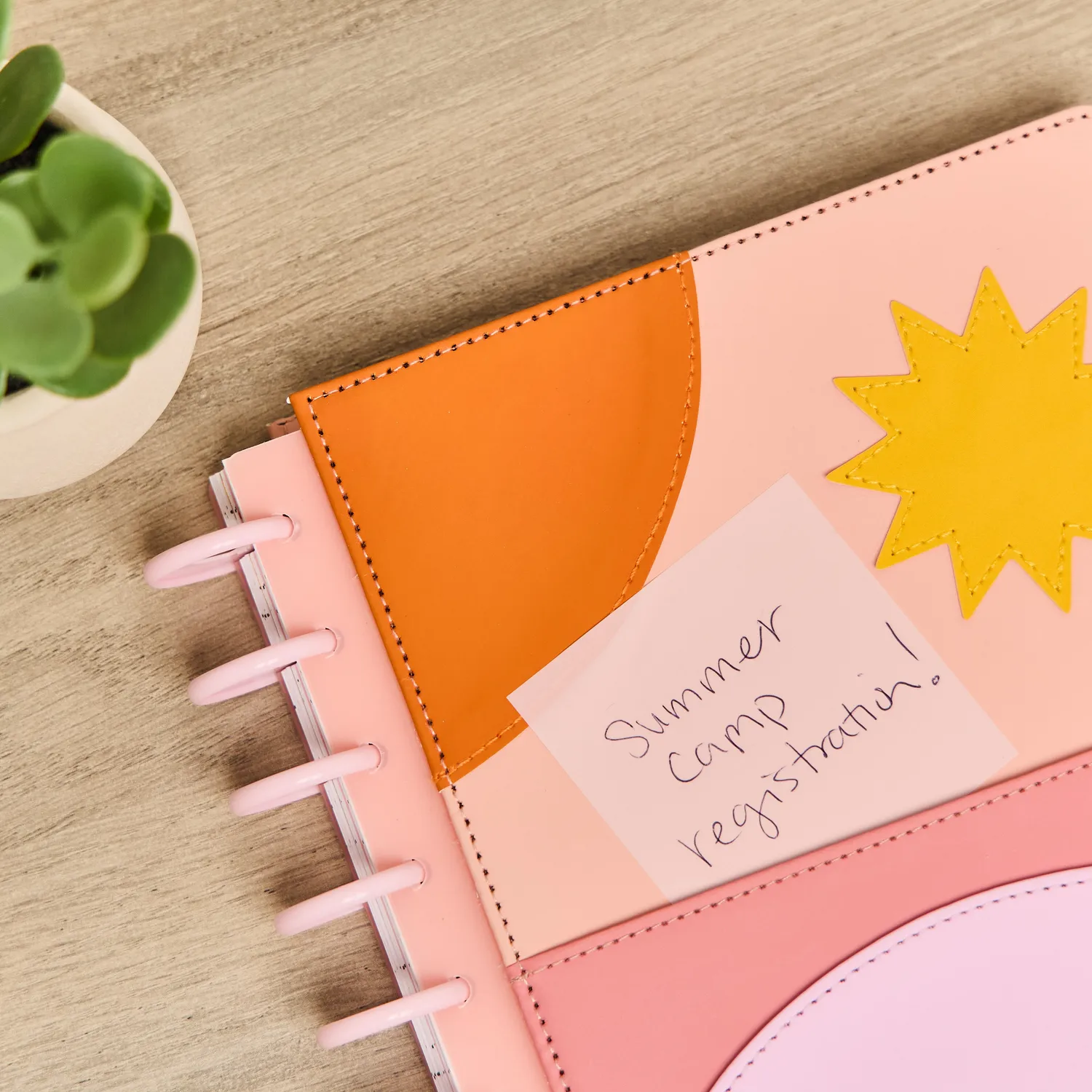 Happy Planner Pop Splash agenda Classic horizontal 12 mois 2026