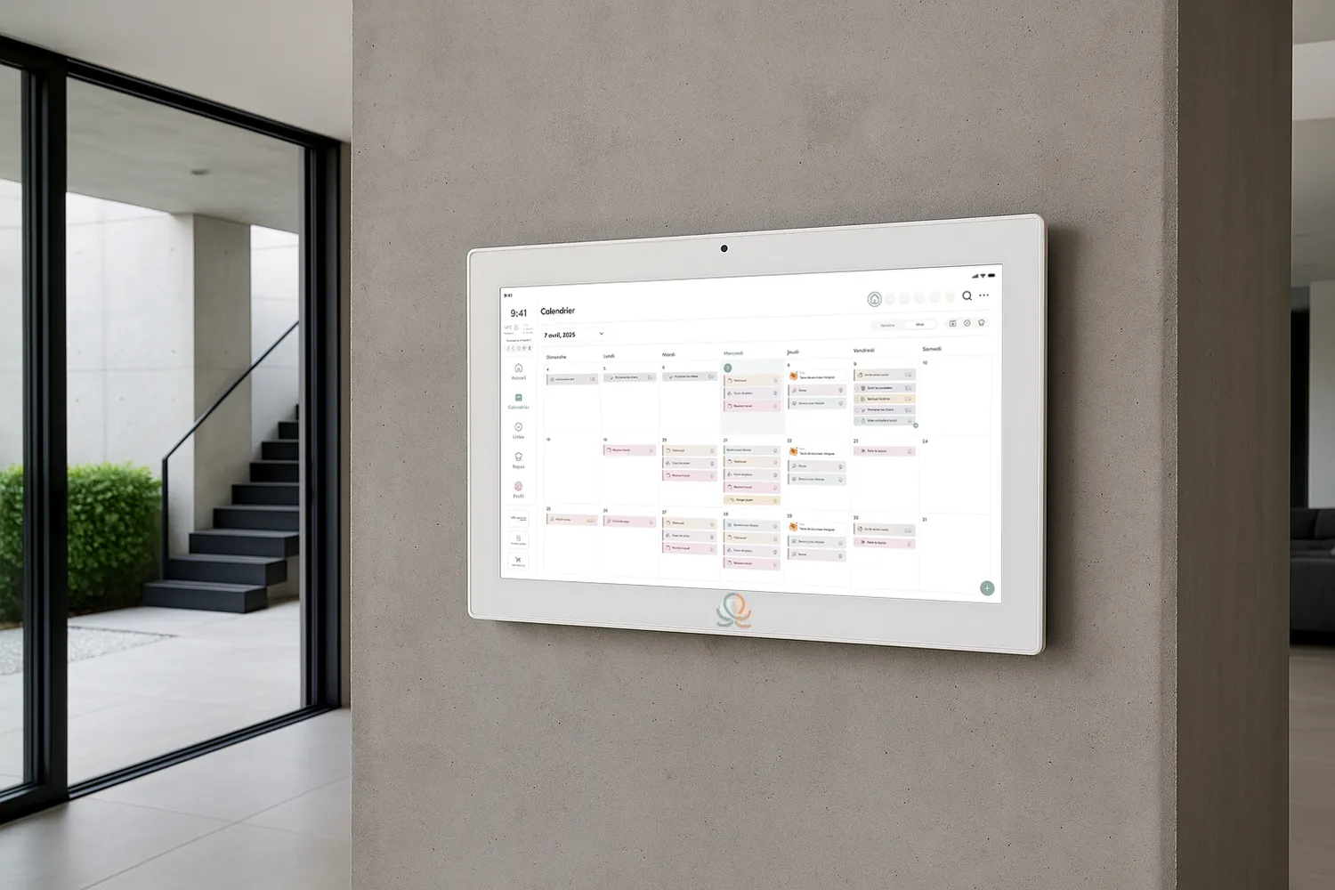 Les Belles Combines Octave Station+ AI écran familial 21,5 pouces