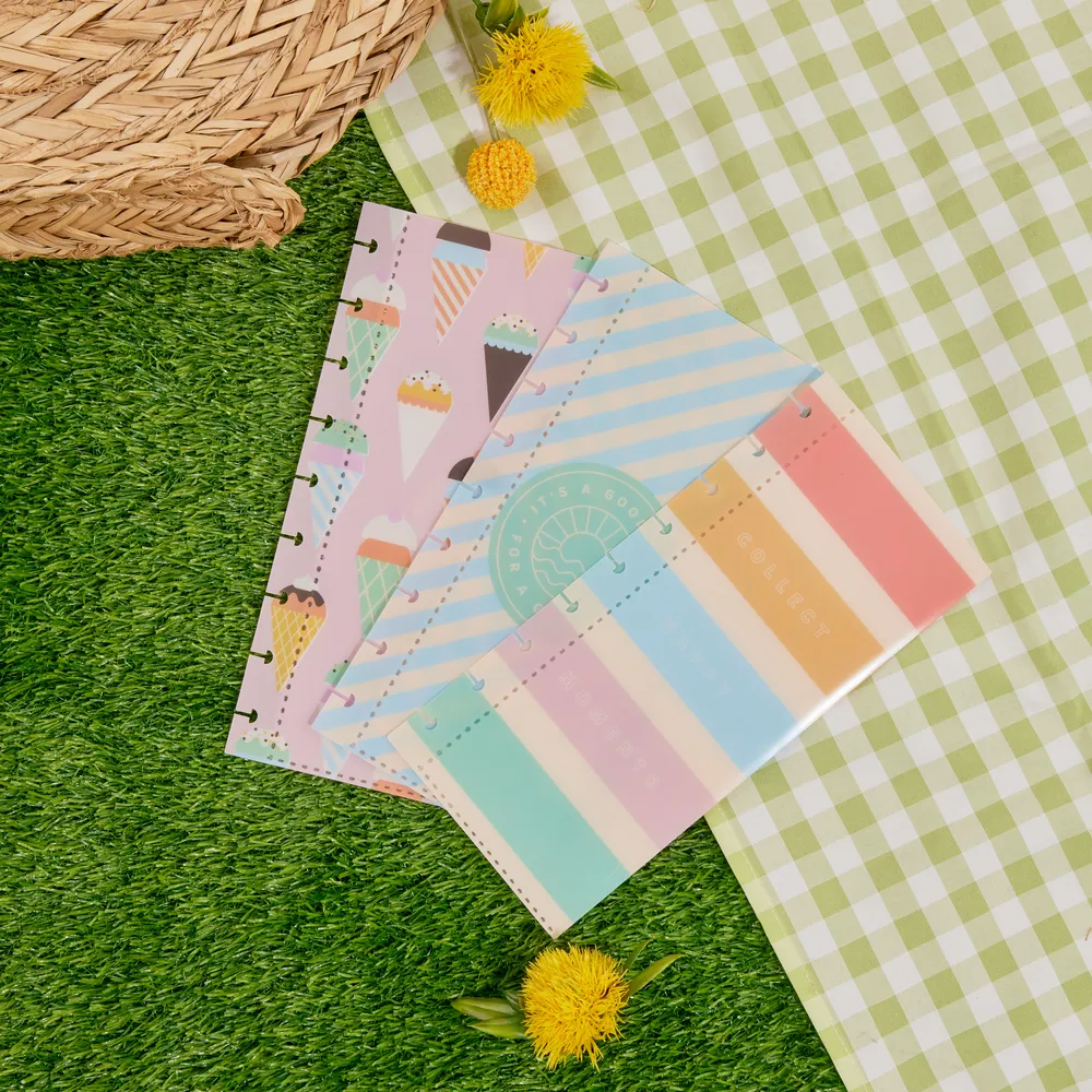 Happy Planner Boardwalk Ice Cream enveloppes x3 Classic