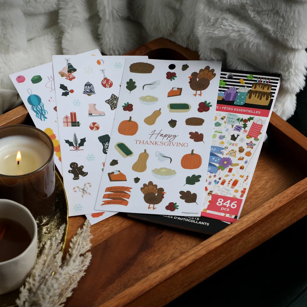 Happy Planner Essential Holidays stickers 30 pages 513