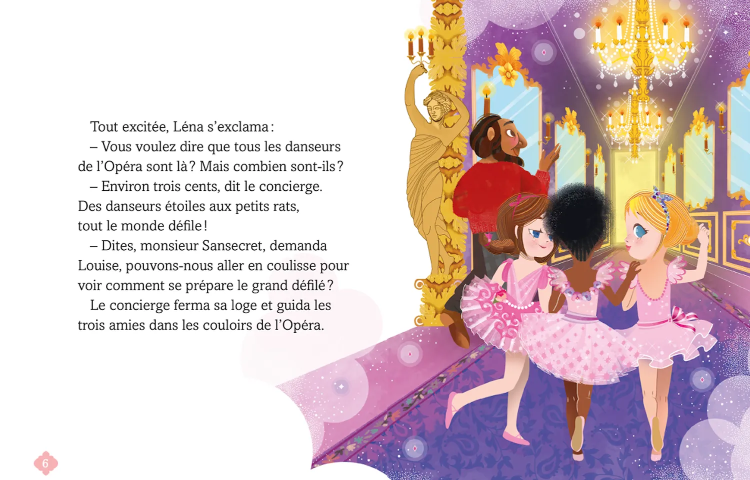 Frigobloc Une, deux, trois Danseuses Trac à l'Opéra tome 3 roman