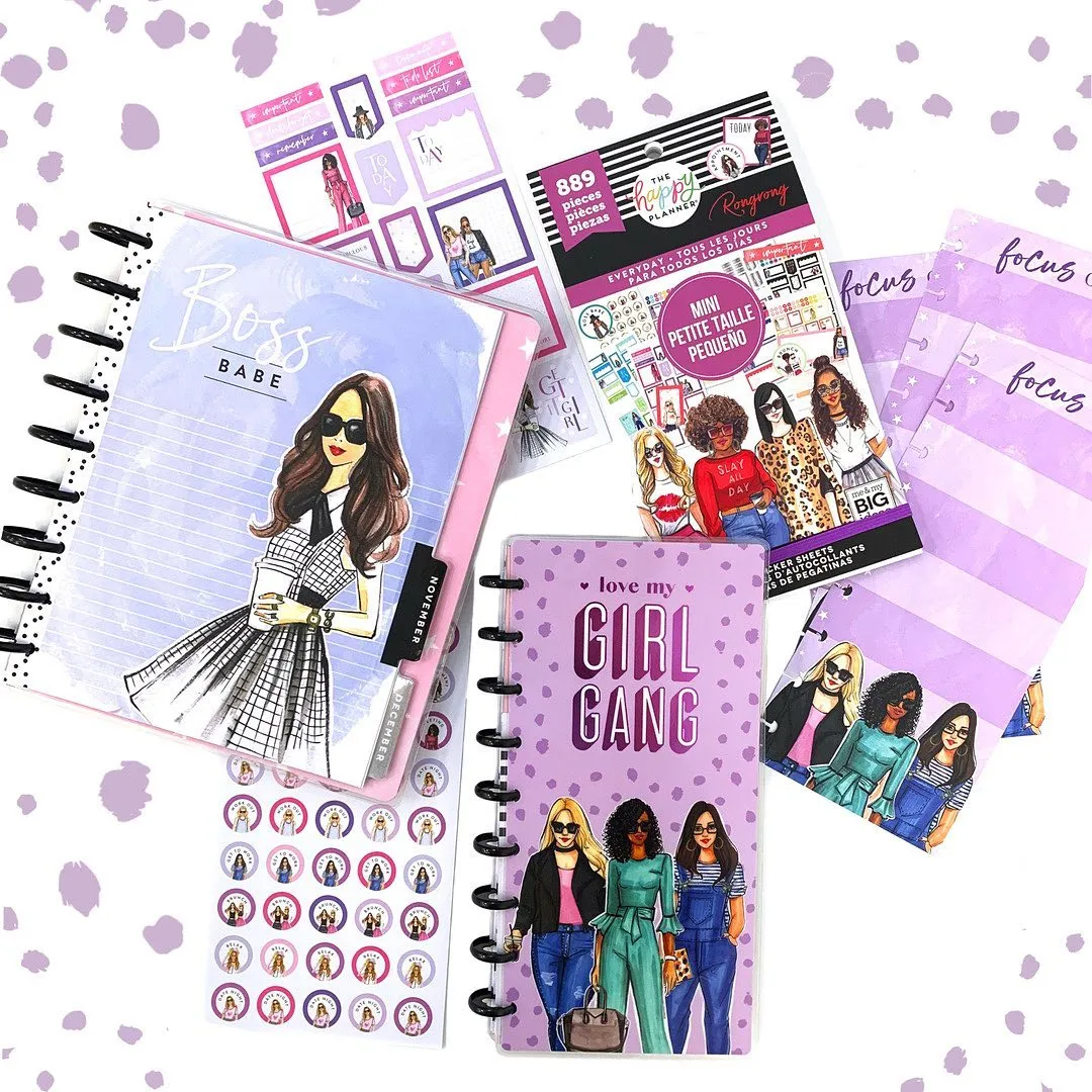 Happy Notes Rongrong Focus On demi-page recharge notes Classic 60 feuilles