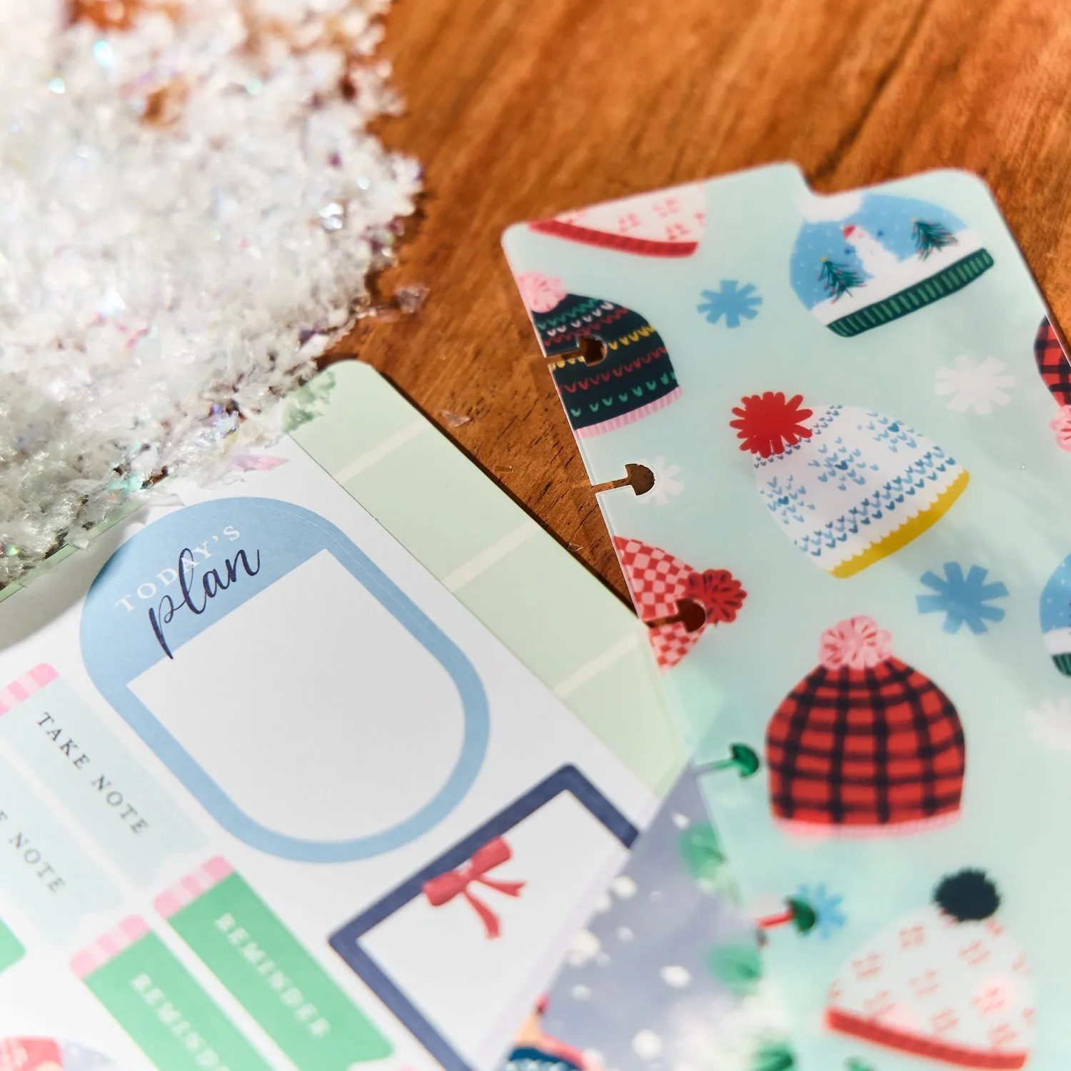 Happy Planner Seasonal Charm Classic kit accessoires hiver