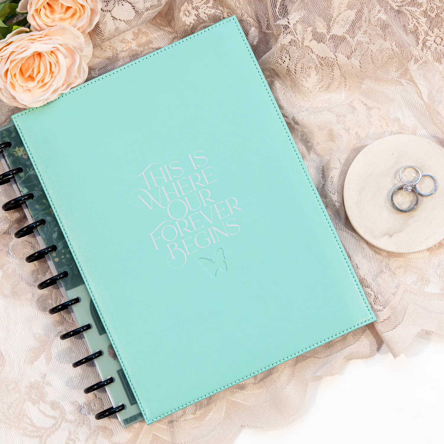 Happy Planner Blooming Elegance journal mariage photo 80 feuilles