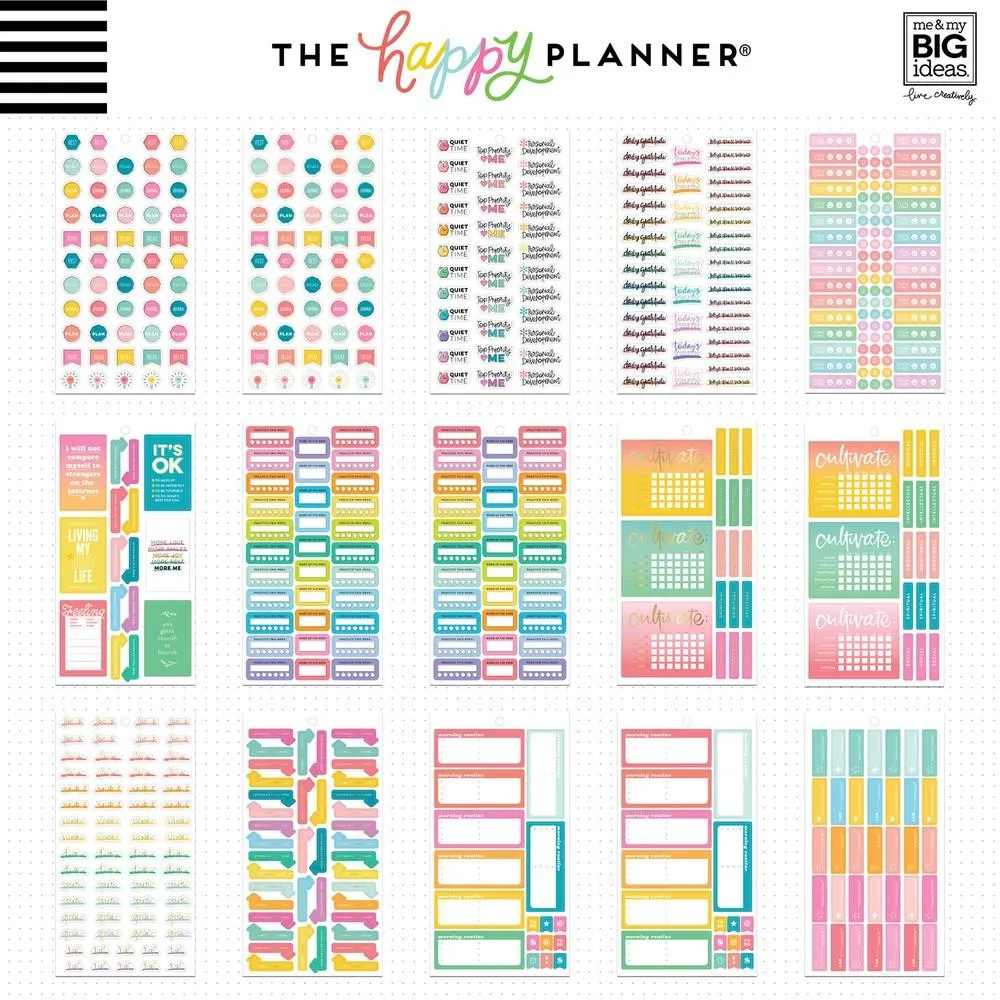 Happy Planner Encouragement stickers x861 motivation