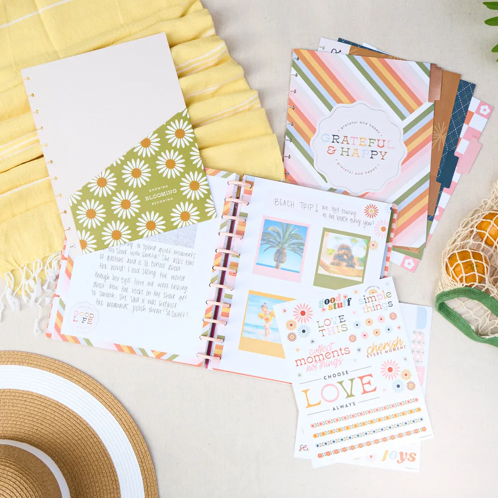 Happy Planner Simple Joys big extension album 4 mois 104 pièces