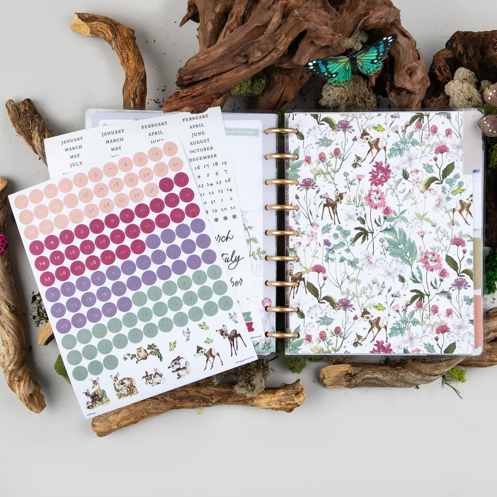 Happy Planner Disney Bambi Classic pack extension 4 mois