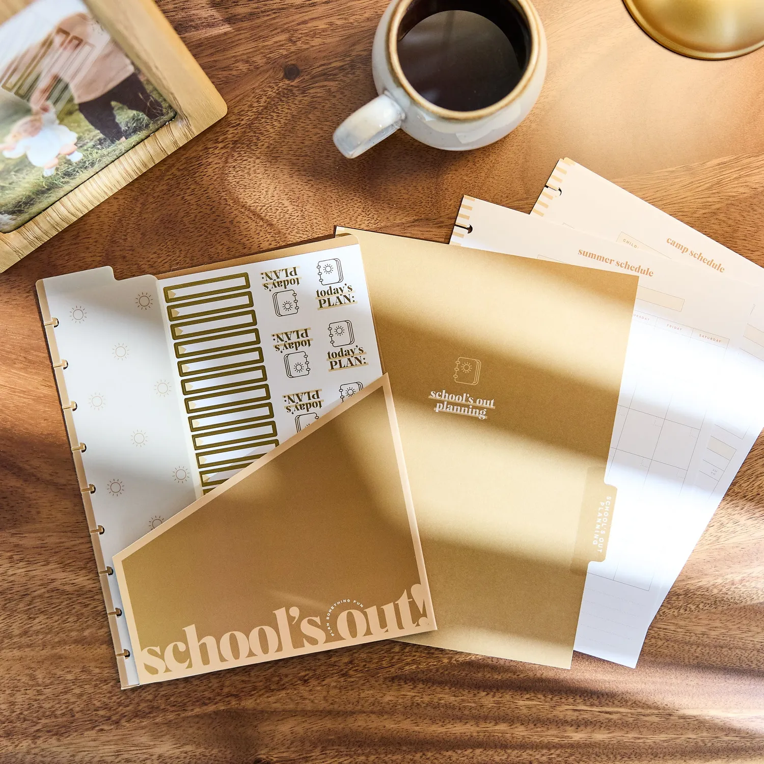 Happy Planner Parenting School's Out extension Classic été