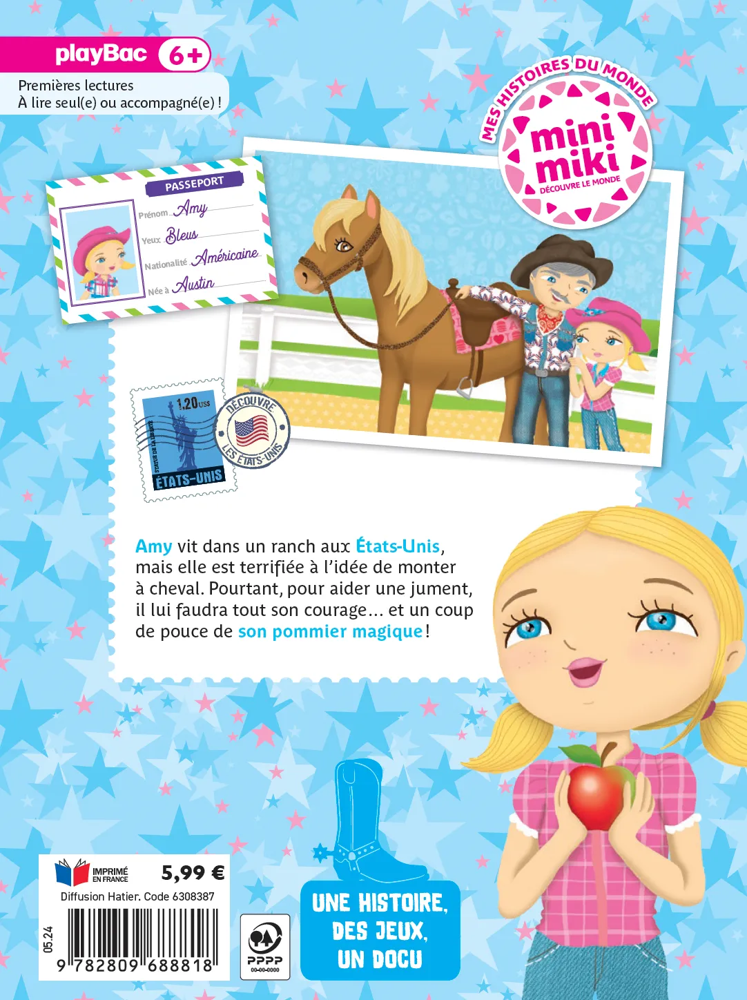 Minimiki Le joli poulain d'Amy livre dès 6 ans ranch