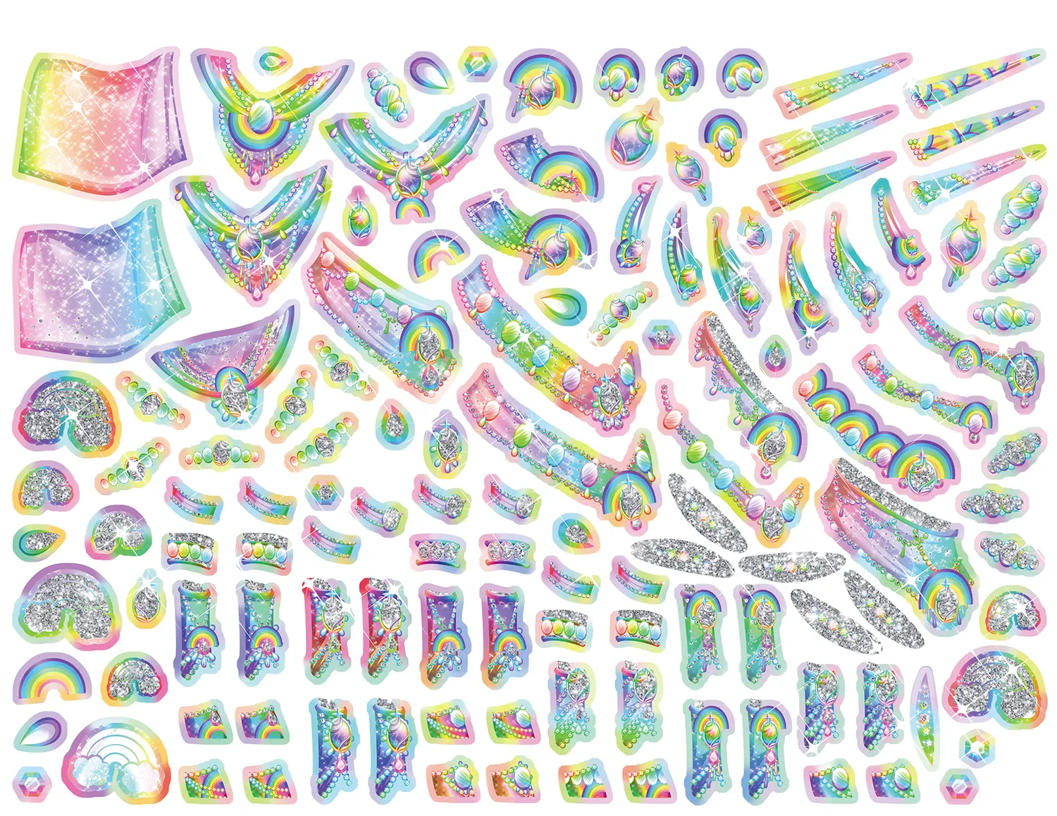 Licornes Magie Arc-en-ciel carnet créatif 580 stickers