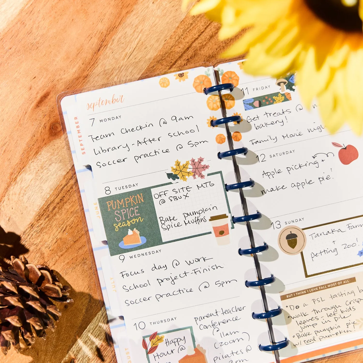 Me & my big ideas Happy Planner Seasonal Charm agenda 12 mois fin