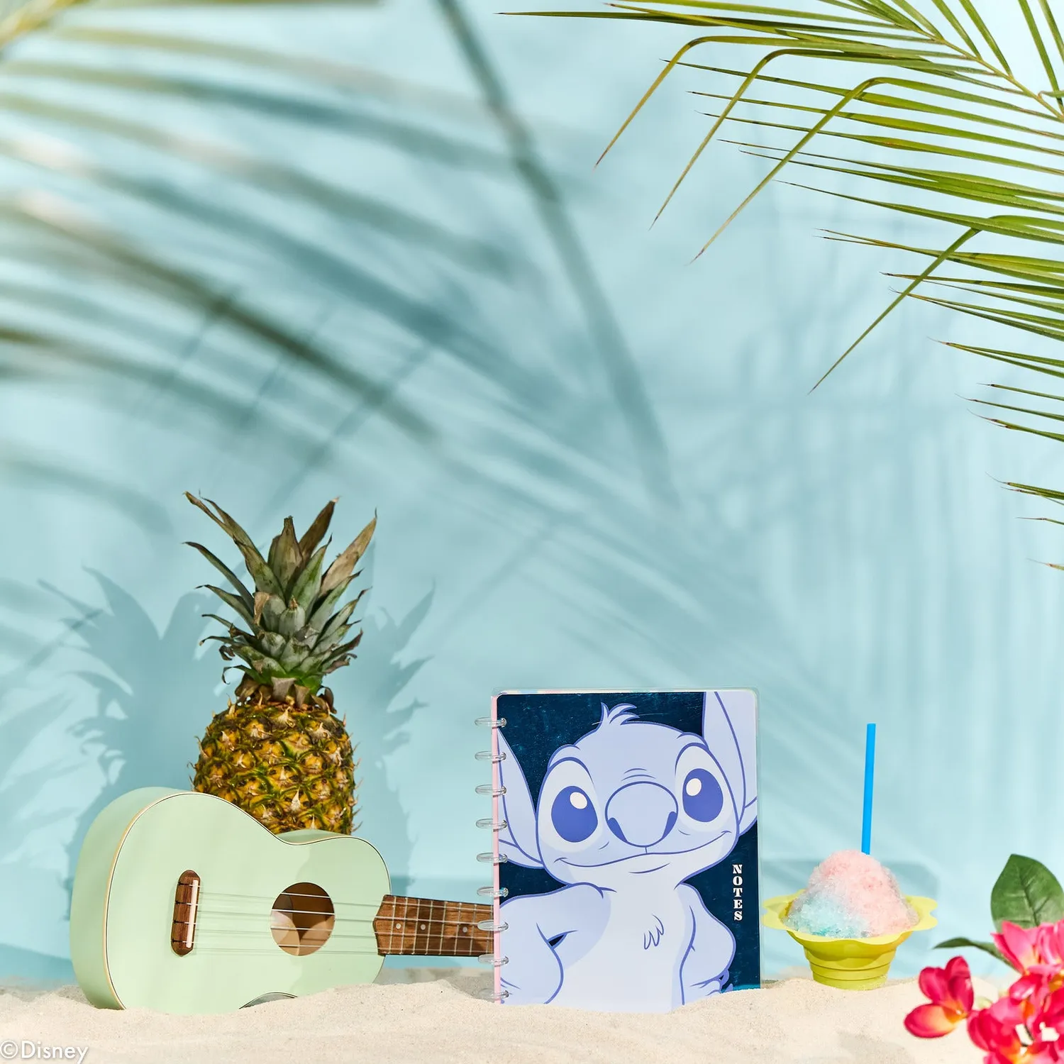 Happy Notes Disney Stitch carnet pointillé ligné 60 feuilles