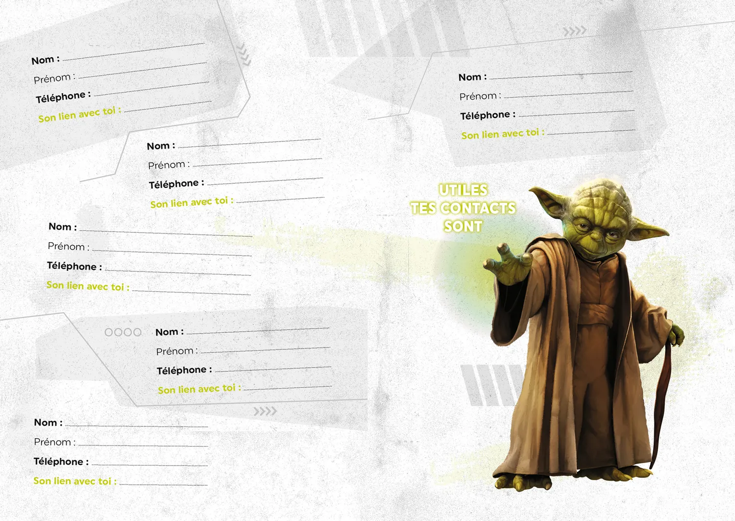 Frigobloc Star Wars agenda scolaire journalier 2023-2024