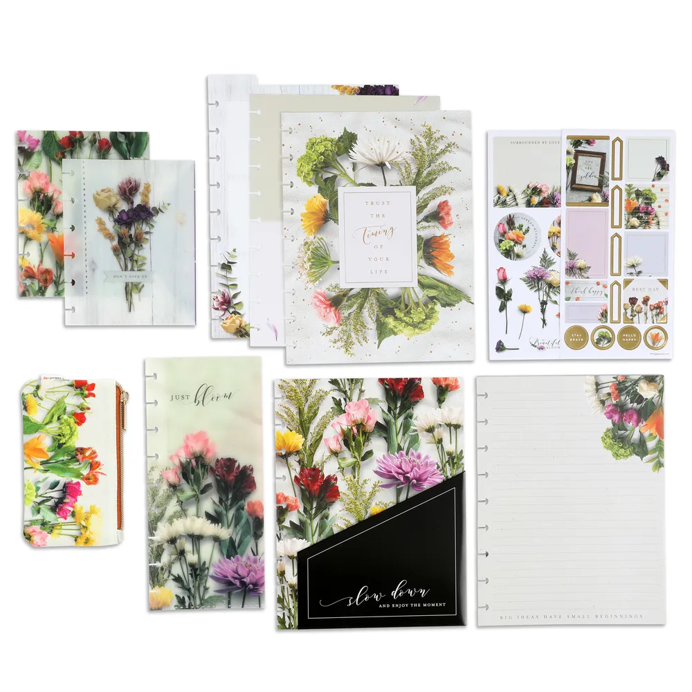 Happy Planner Beautiful Blooms kit accessoires Classic