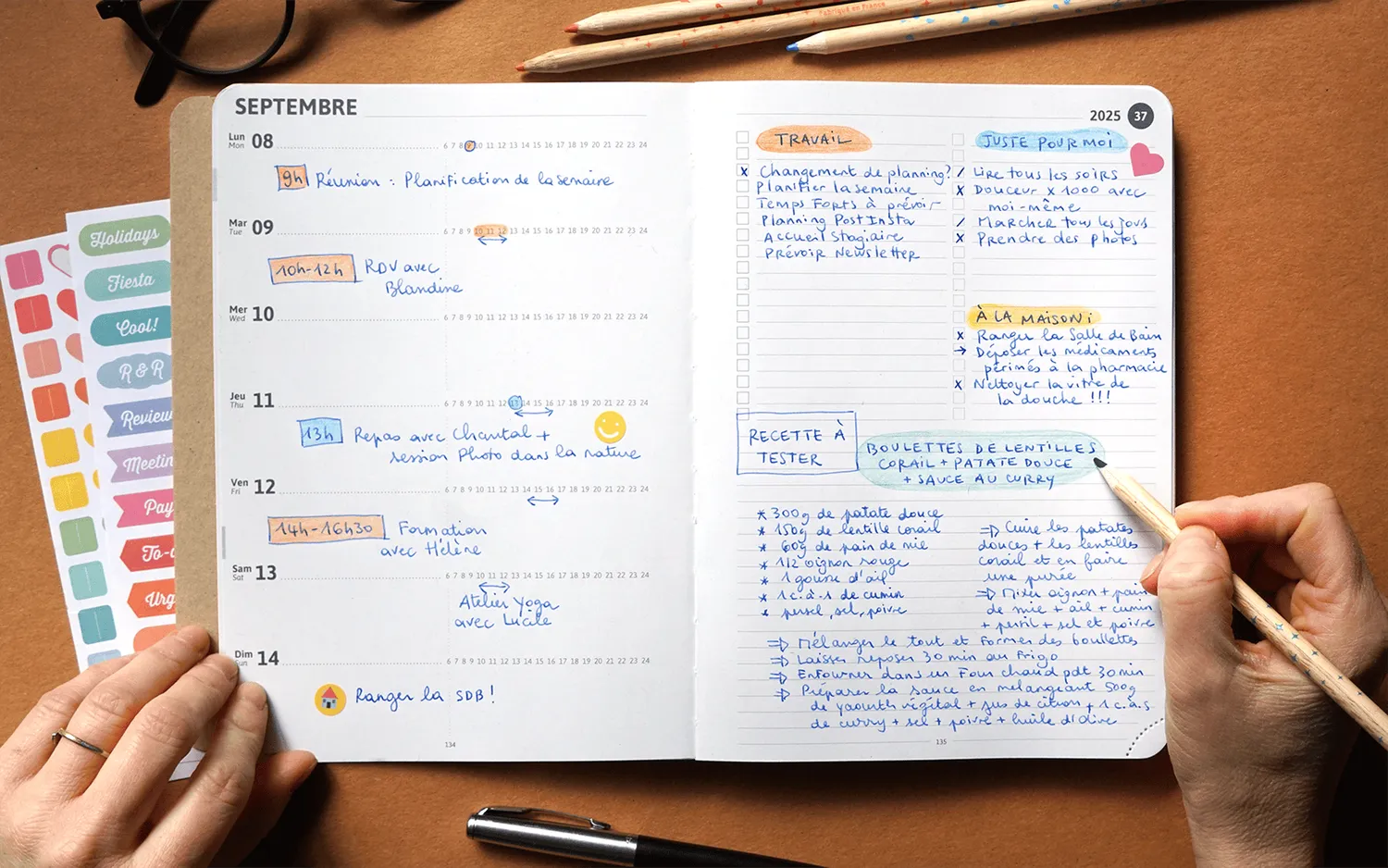 My365 SIMPLE Semaine 2026/2027 agenda semainier A5 souple