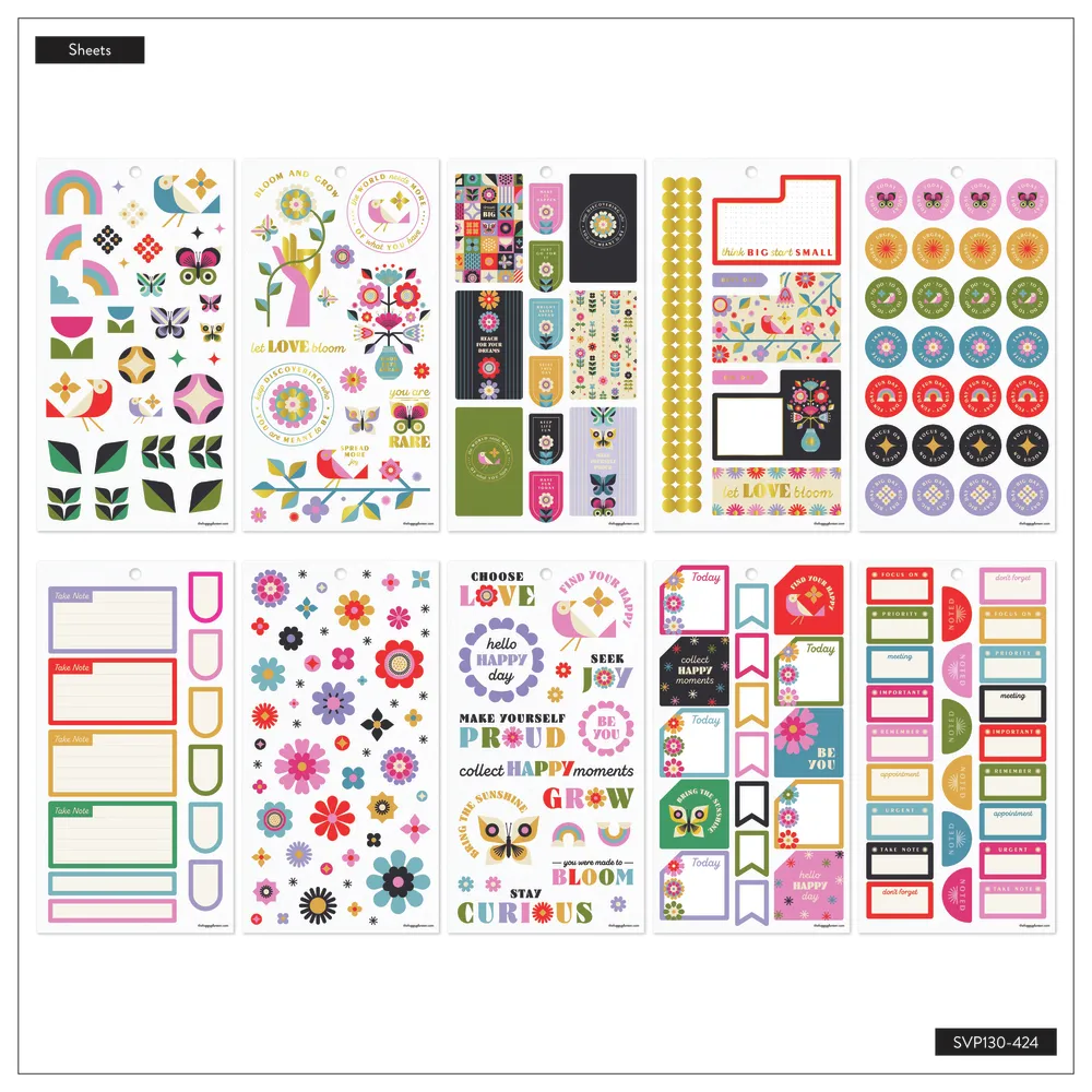 Happy Planner Mod Garden stickers value pack 928 autocollants