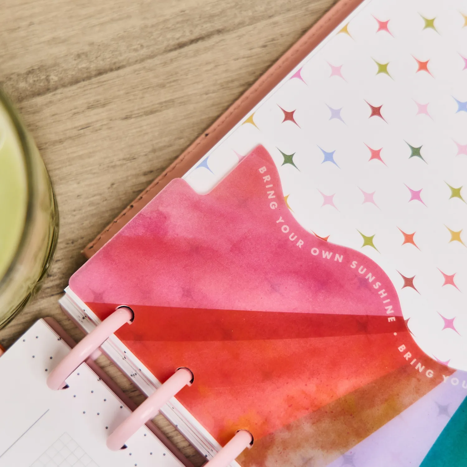 Happy Planner Bright Energy marque-pages Classic lot 2 aquarelle