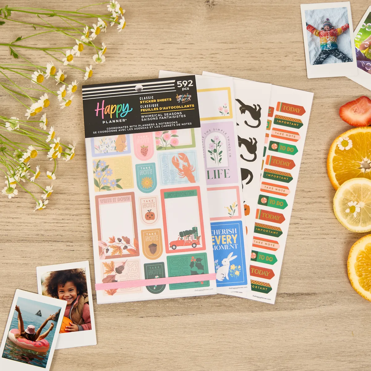 Happy Planner Whimsical Seasons autocollants Classic x592 saisons