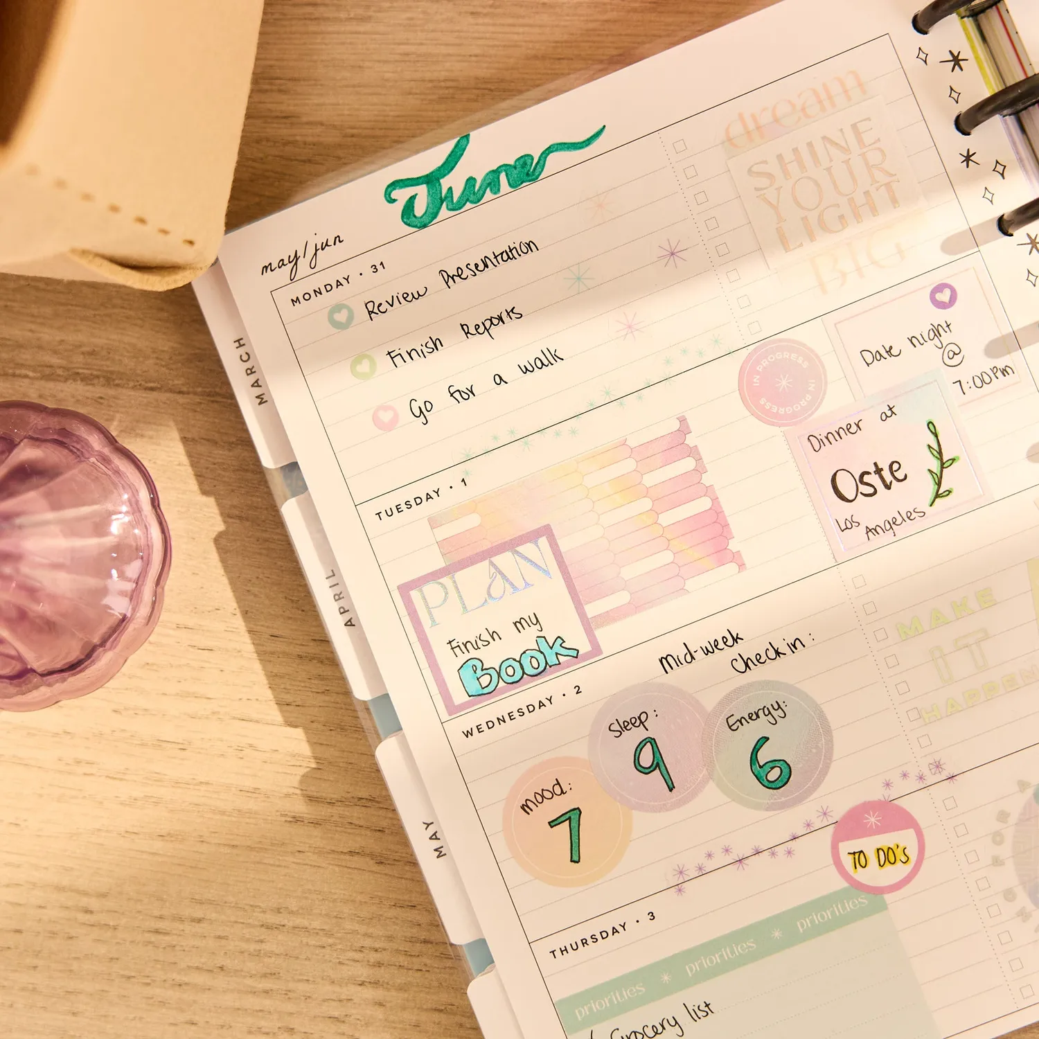 Happy Planner Lucky Day planner Classic horizontal 18 mois 2026-2027