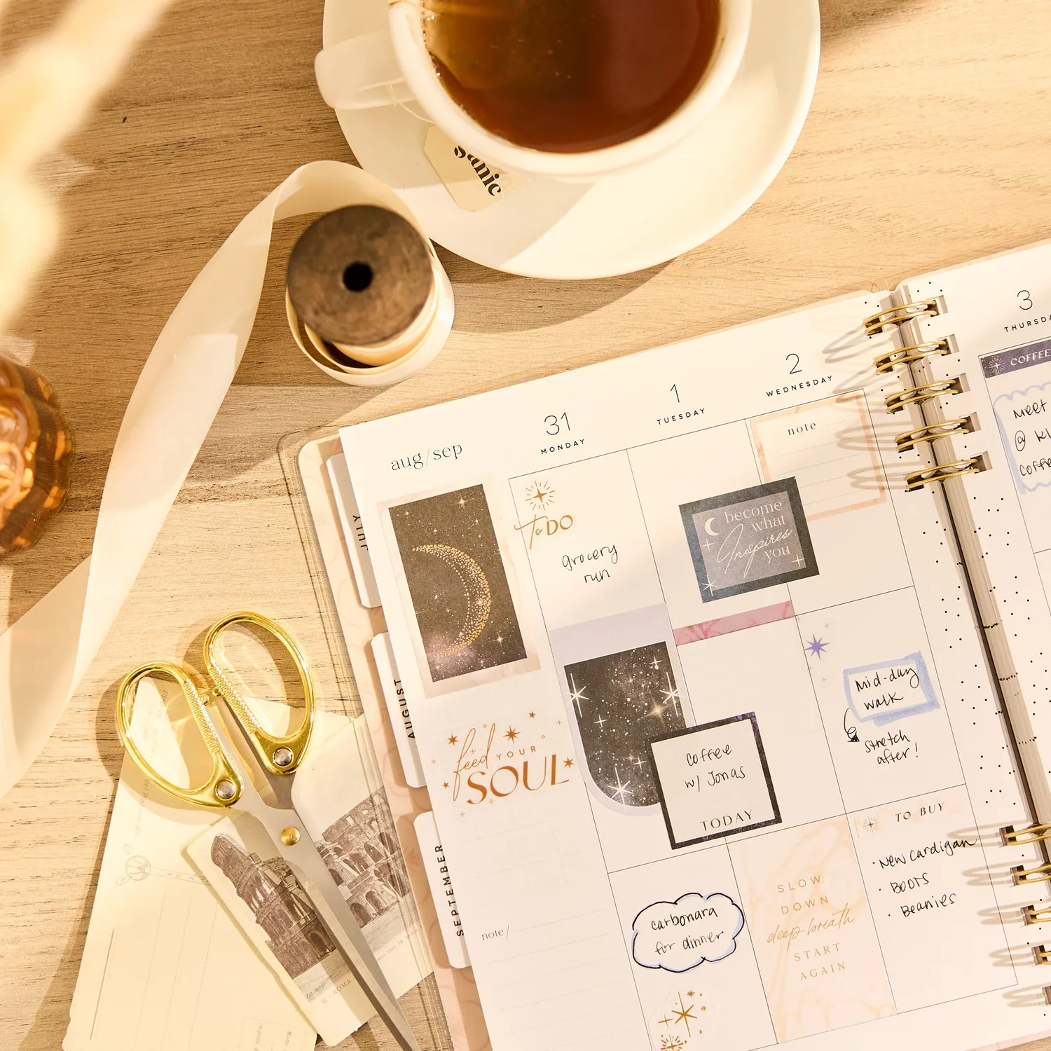 Happy Planner Dune Hues 2026-2027 agenda spiralé vertical classique