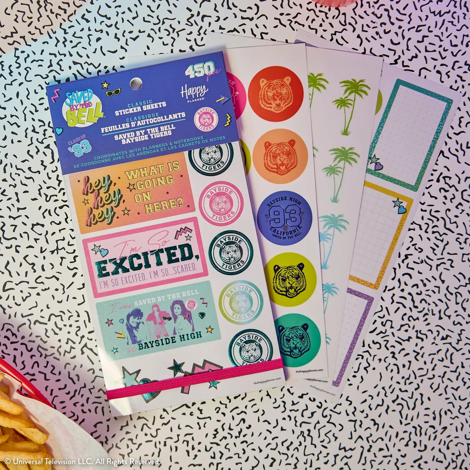 Me & my big ideas Saved By The Bell Value Pack stickers 30 planches rétro