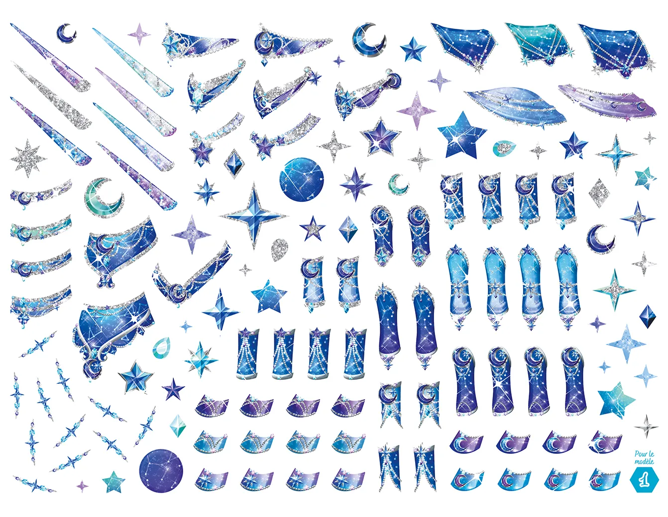 Frigobloc Licornes de rêve Magie des étoiles carnet créatif 500 stickers