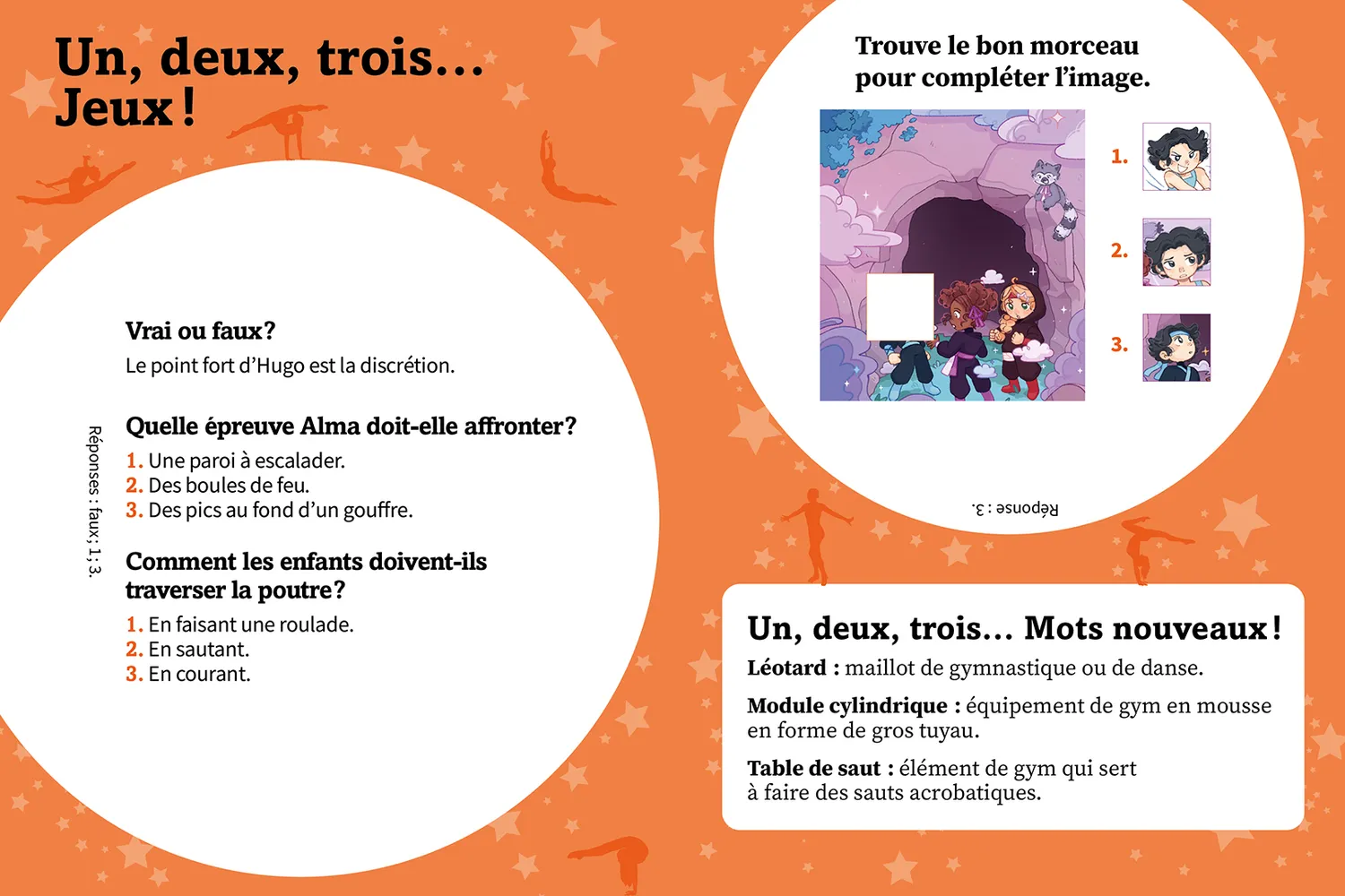 Frigobloc Un deux trois Gym Ninja Académie tome 2 roman jeunesse