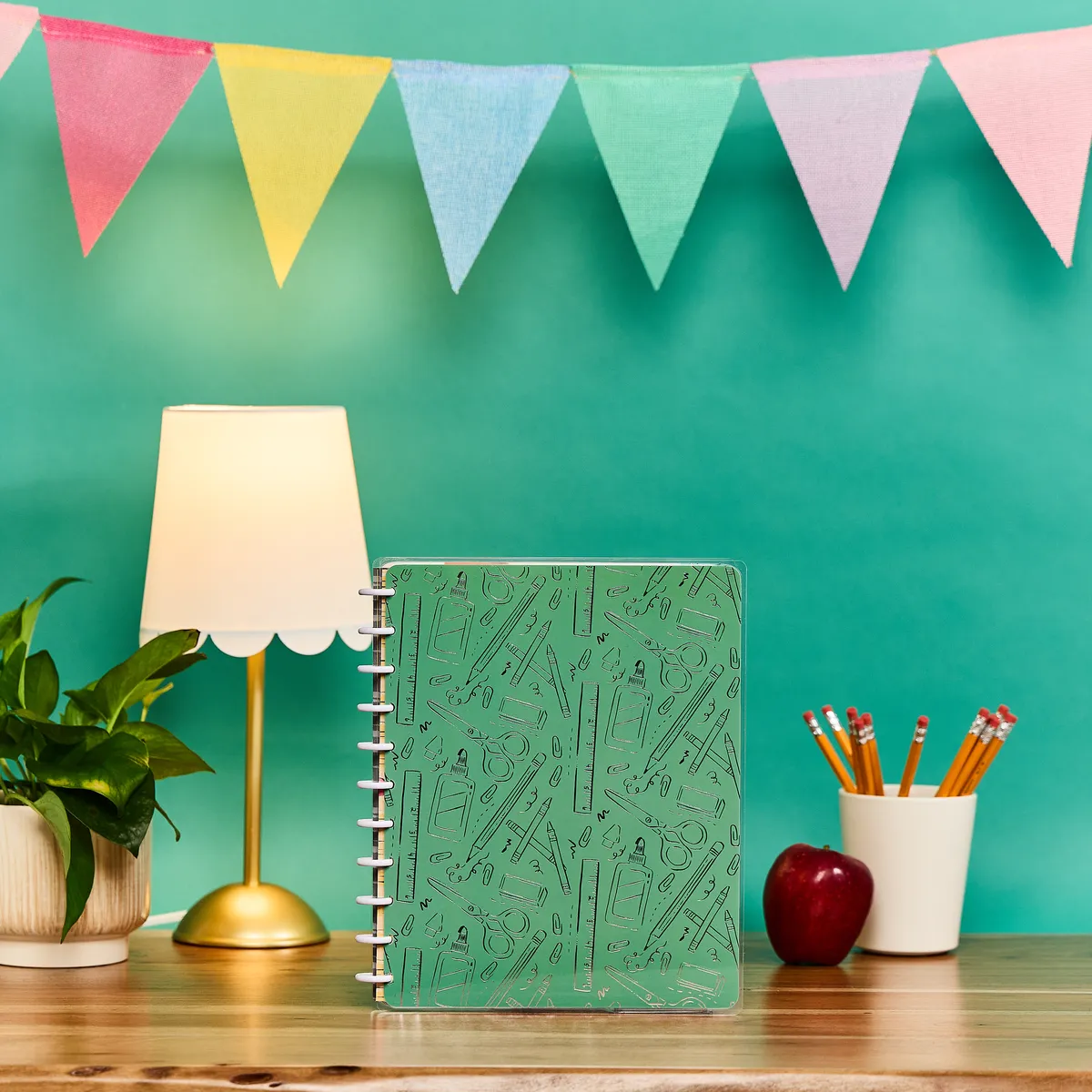 Happy Planner Pawsitive Teacher carnet Big pointillé ligné 60 feuilles
