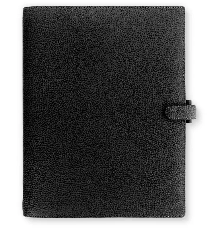 Filofax Finsbury organiseur A4 noir cuir classique