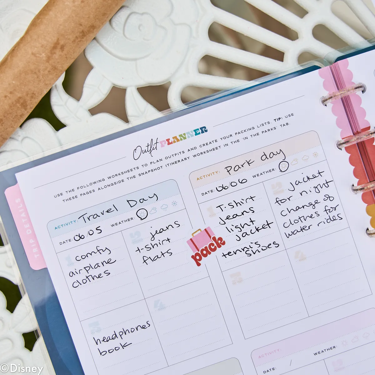 Happy Planner Disney Day Adventures coffret Be Happy Box