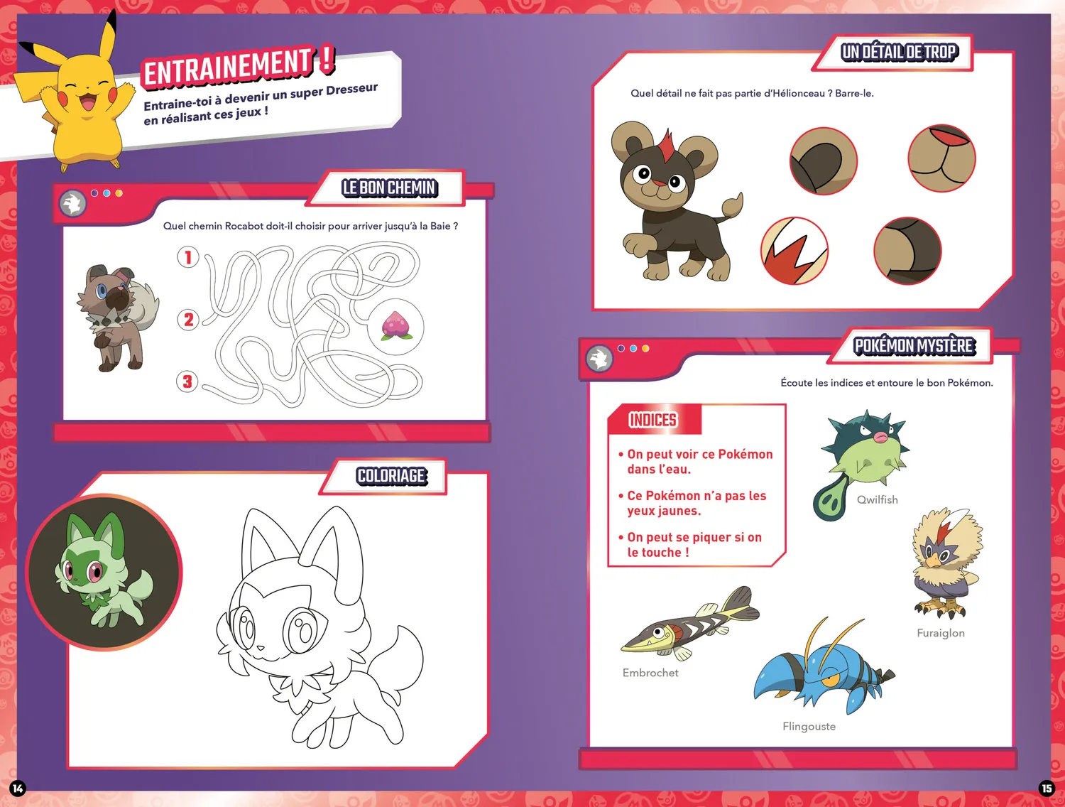 Frigobloc Pokémon MS à GS cahier de vacances 2026 révisions