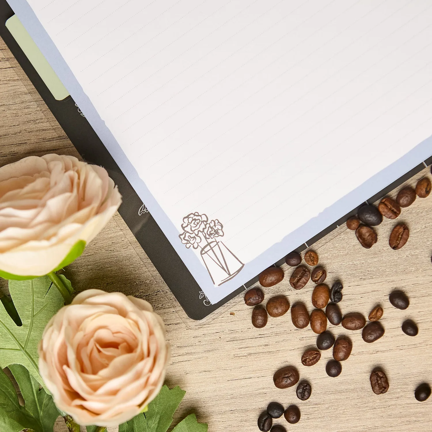 Happy Planner Café Coquette carnet pointillé Classic 60 feuilles
