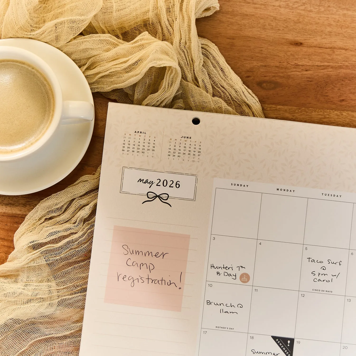Happy Planner Modern Charm calendrier bureau 2026 12 mois