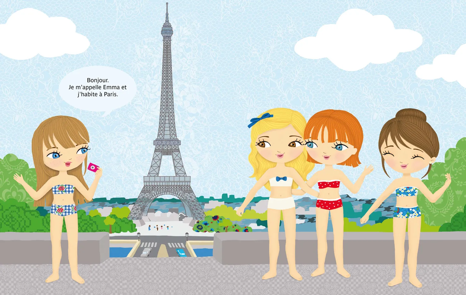 Frigobloc Minimiki Habille Emma en France stickers nouvelle édition