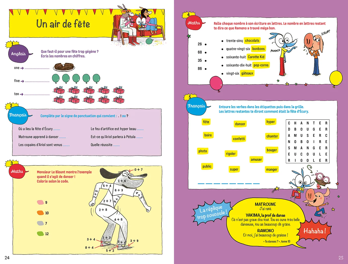 Les Incollables Ariol cahier de vacances CP au CE1 6-7 ans