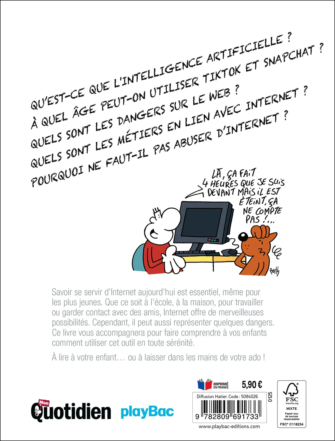 Mon Quotidien Internet et ses pièges livre enfants édition 2025