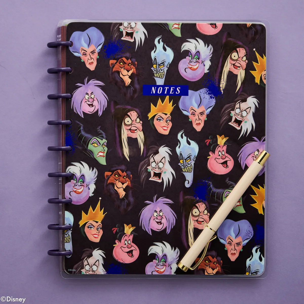 Happy Planner Disney Villains carnet pointillé 60 feuilles