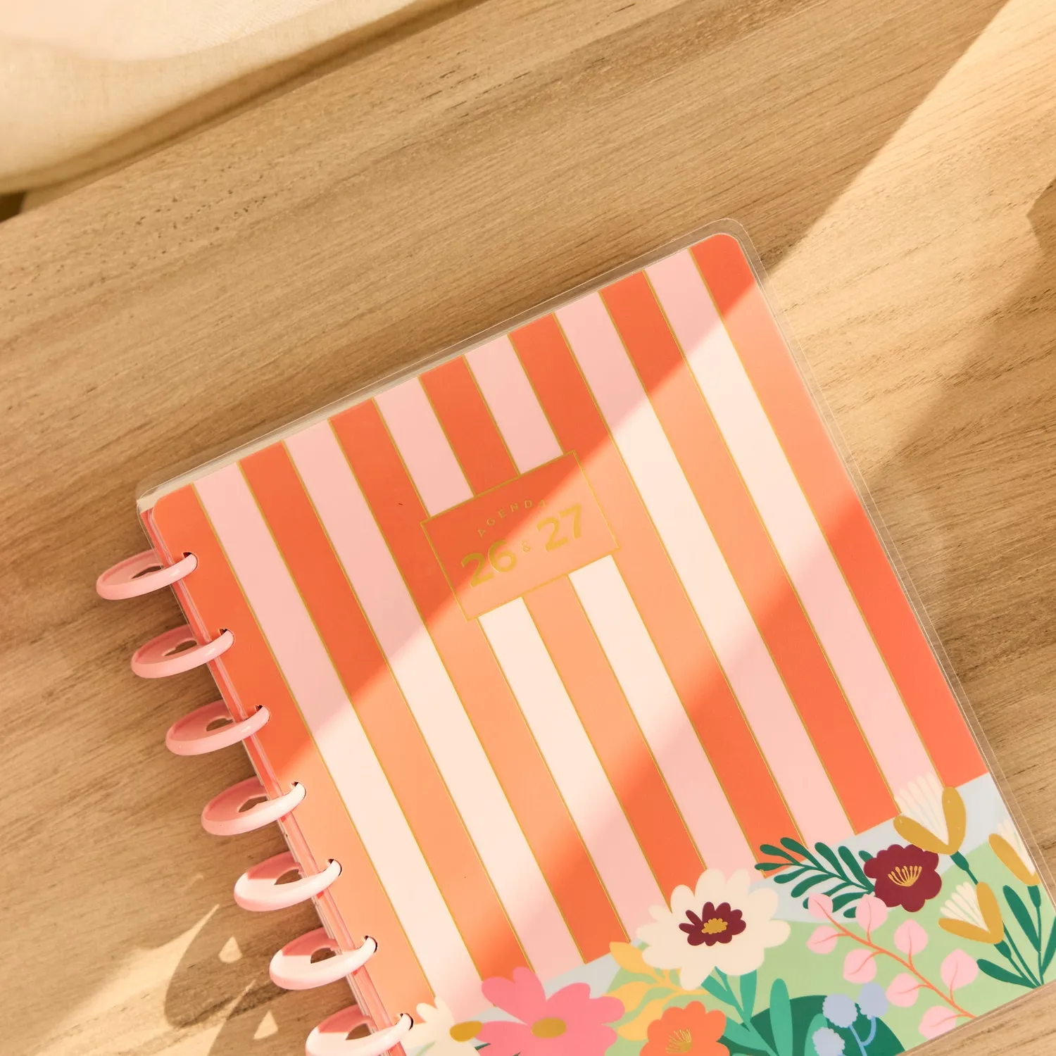 Happy Planner Color Beat Stripes agenda 2026-2027 horizontal
