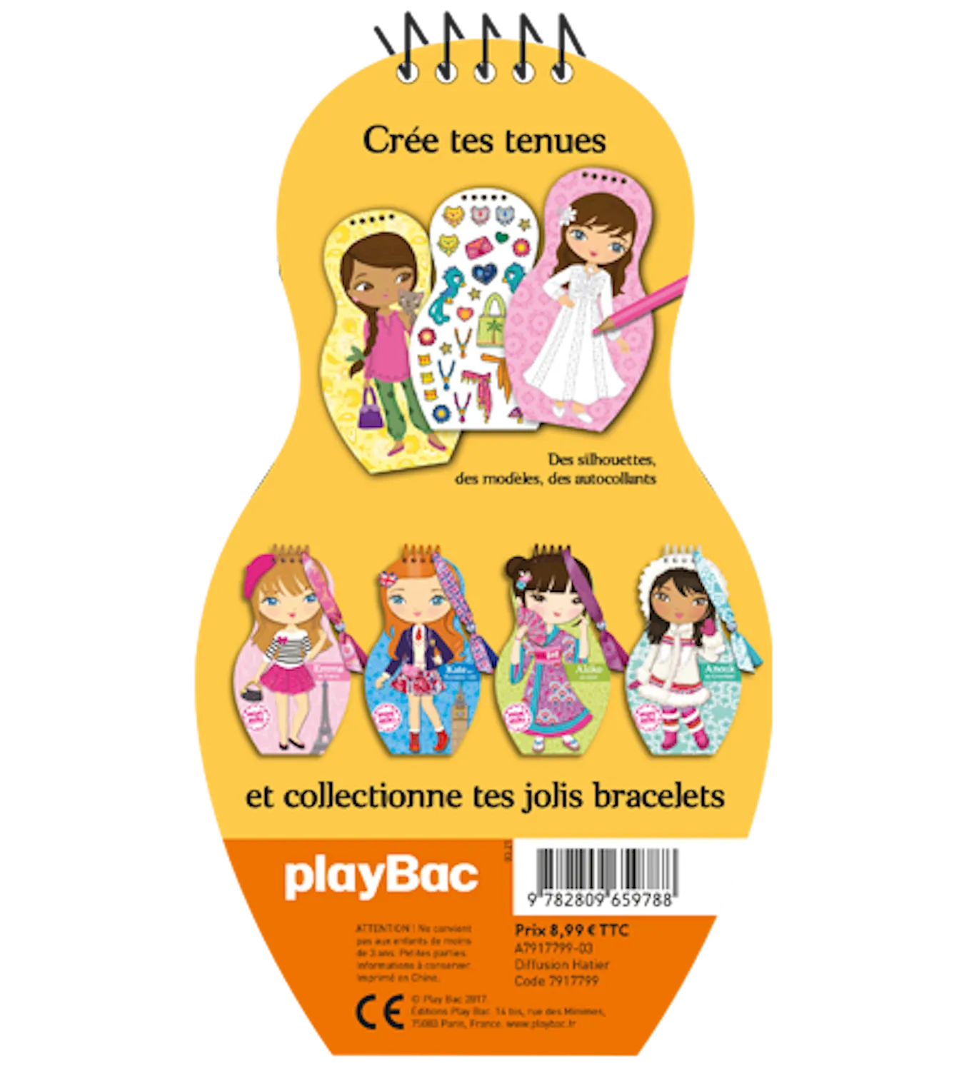 Frigobloc Minimiki Zeina en Jordanie carnet créatif stickers