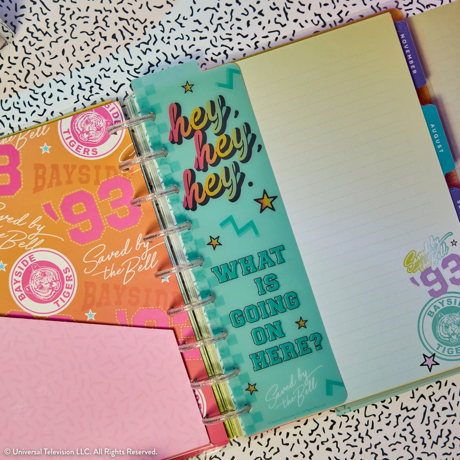 Happy Planner Saved by the Bell Classic pack accessoires rétro