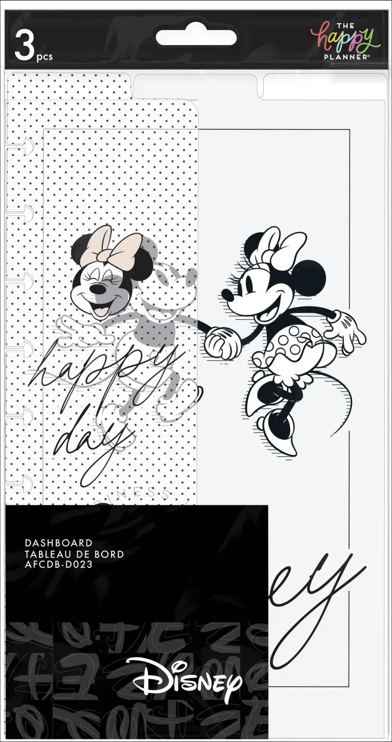 Happy Planner Disney Modern Mickey Mouse Minnie Mouse intercalaire lot 3 Classic