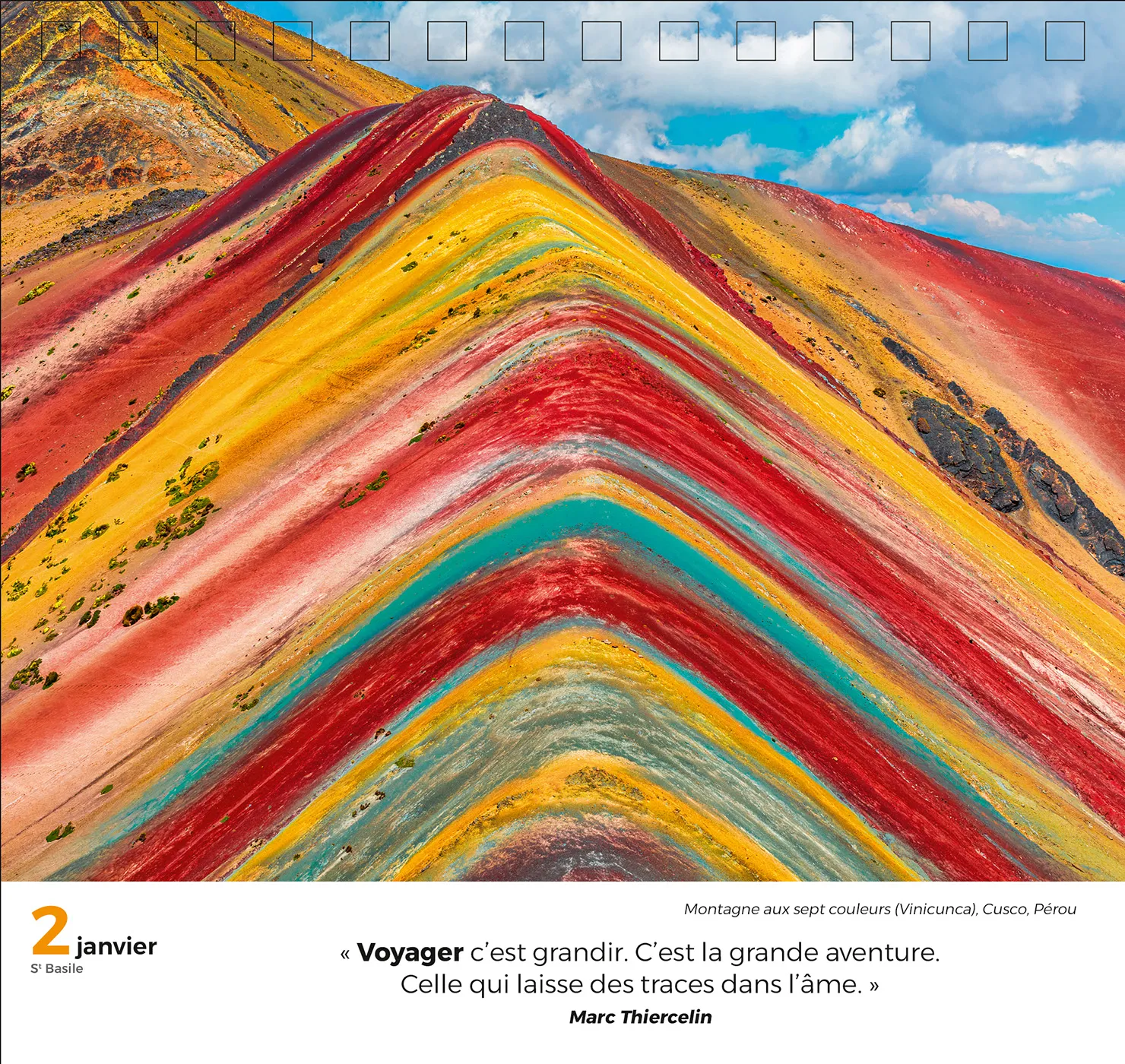 Frigobloc GEO 365 jours Sublime Nature calendrier perpétuel