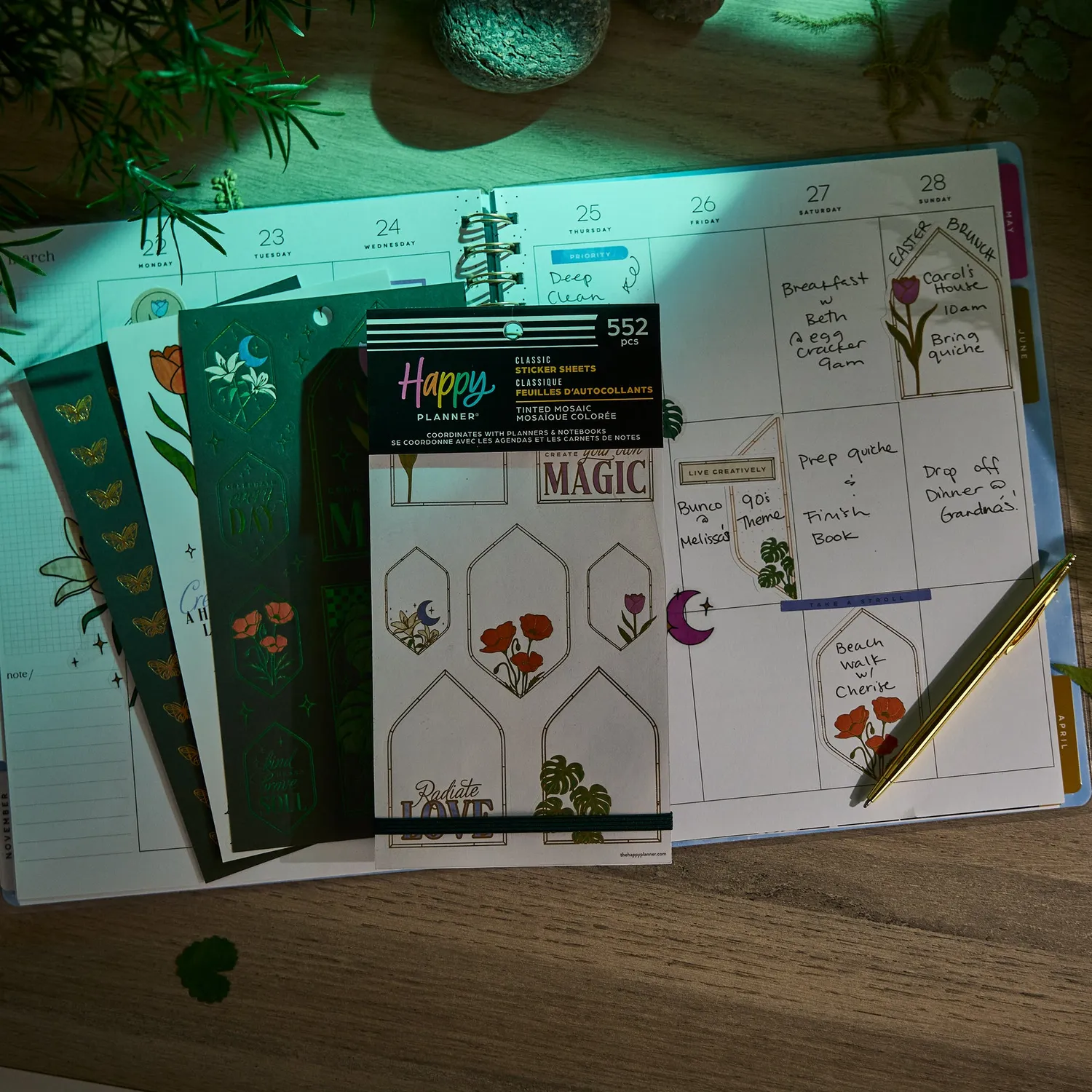 Me & my big ideas Tinted Mosaic stickers value pack 30 feuilles