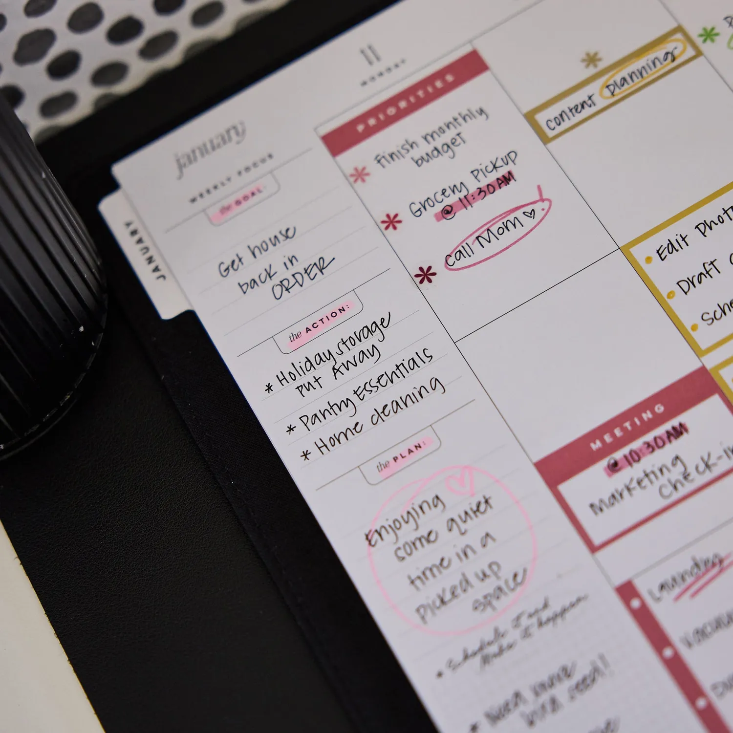 Happy Planner Love L+S planner 2027 Big vertical 12 mois