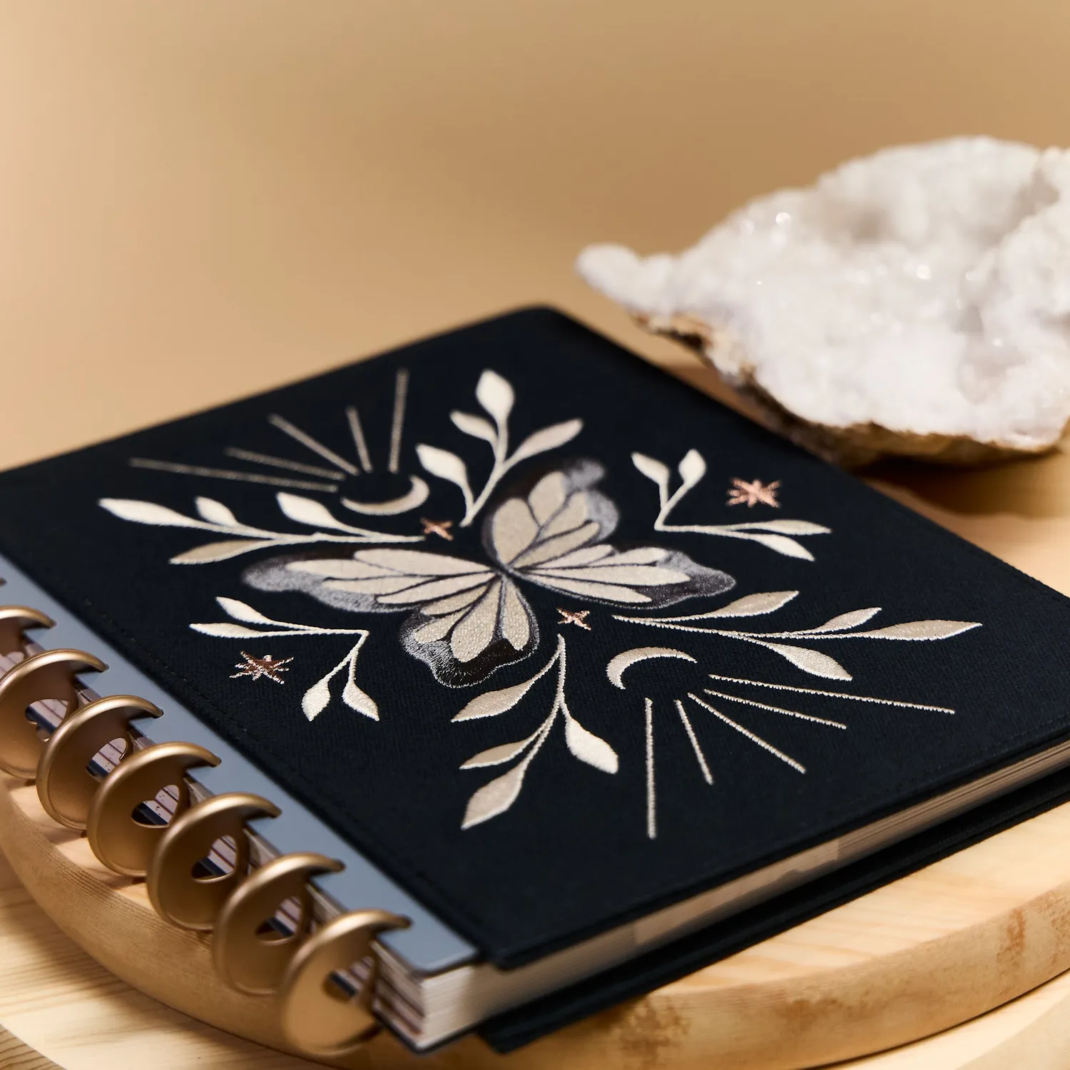 Happy Planner Starlight Flutter couverture brodée Classic