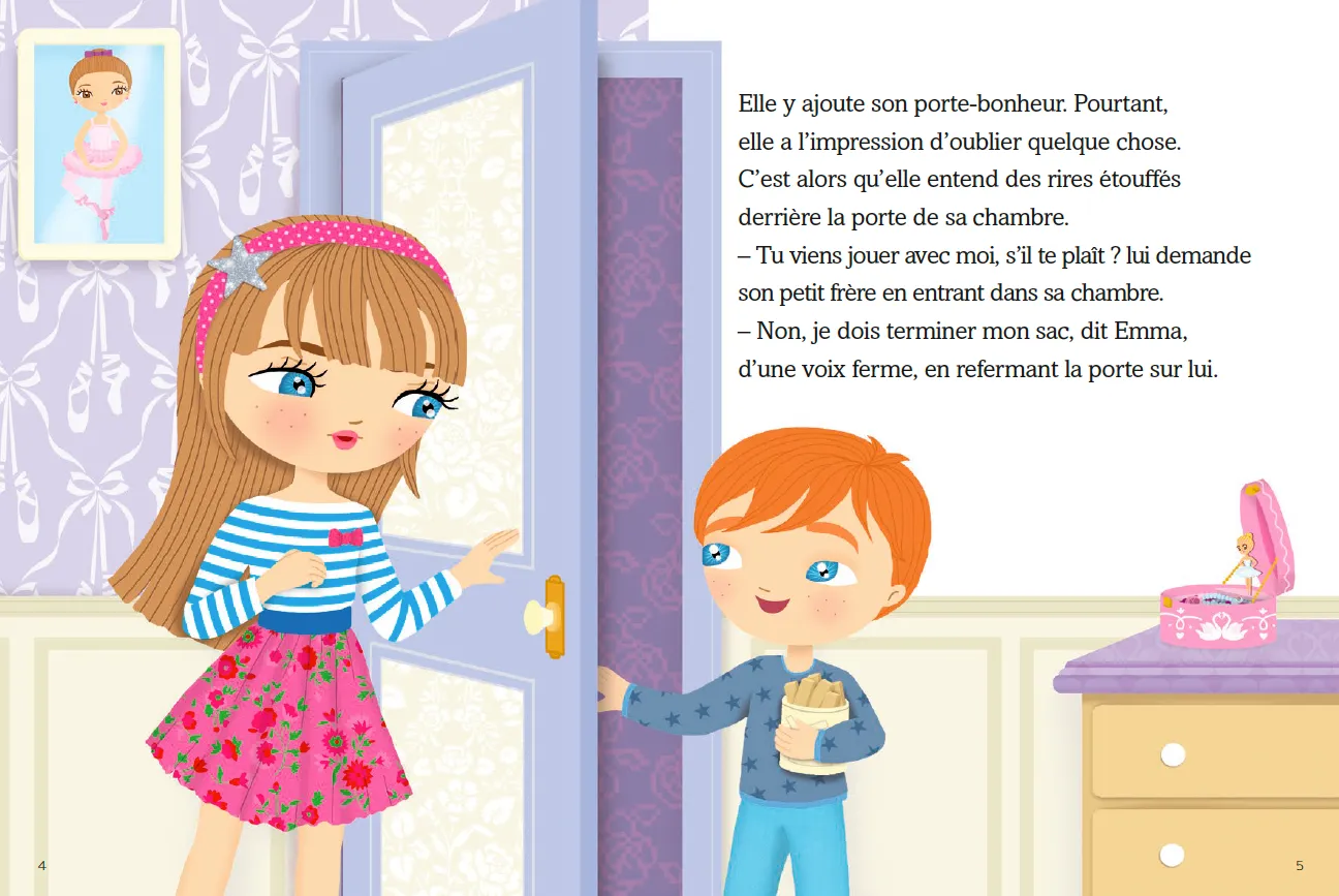 Emma à l'Opéra Le concours des petits rats Tome 1 premier roman
