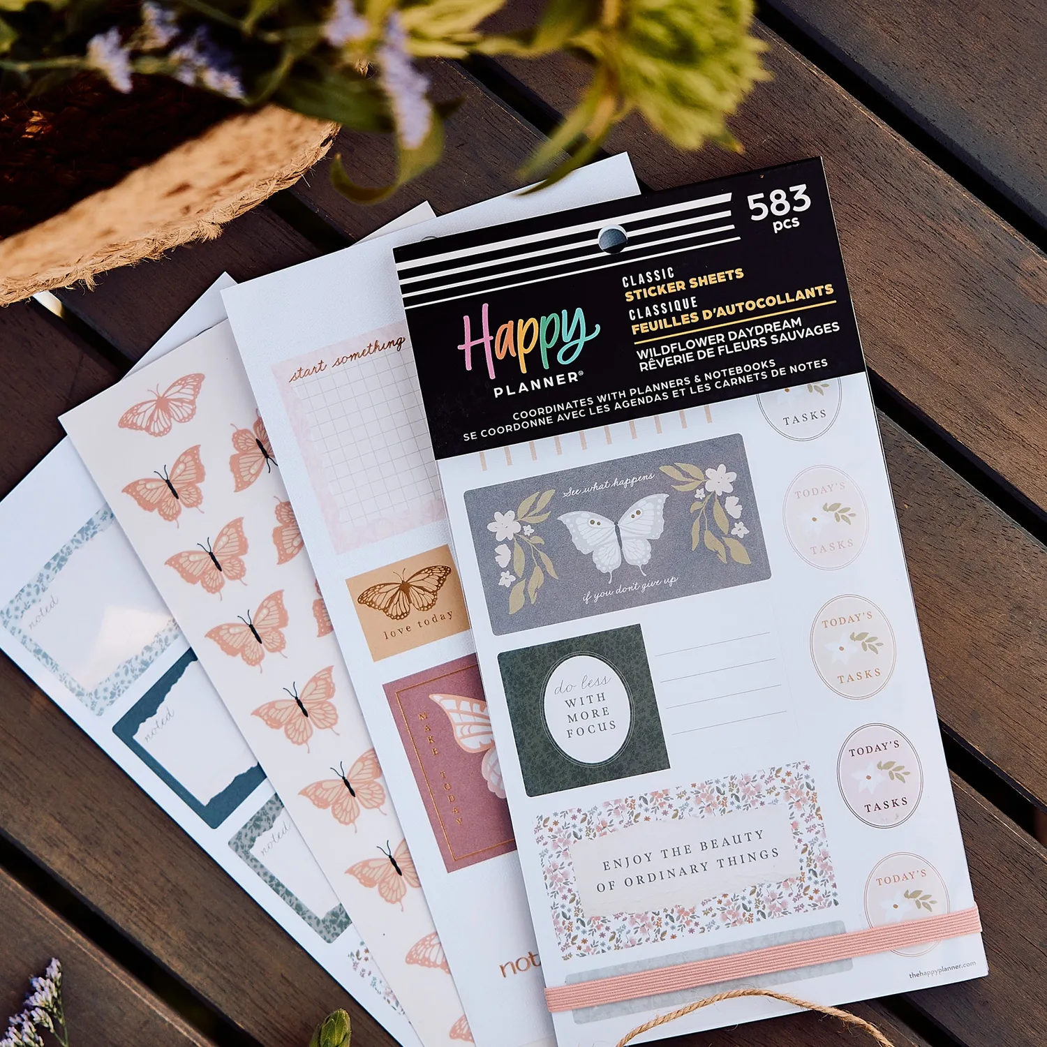 Happy Planner Wildflower Daydream value pack stickers floral