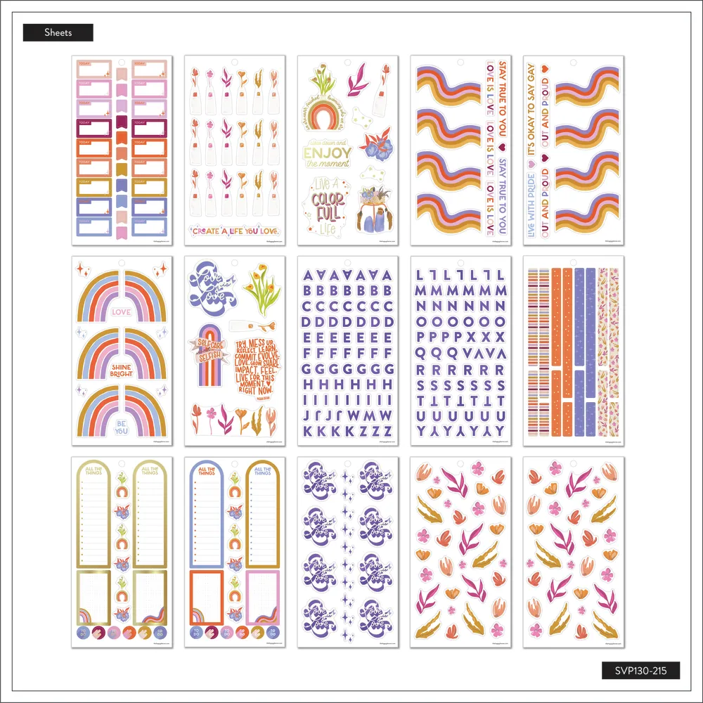 Happy Planner Love is Love stickers value pack 693