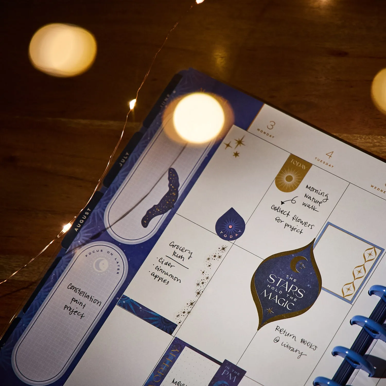 Happy Planner Star Signs 2026 agenda vertical Big 12 mois astrologie