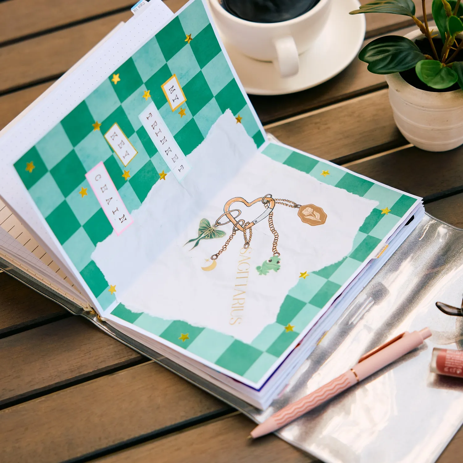 Happy Planner Frostlight Vinyl folio A5 rechargeable irisé